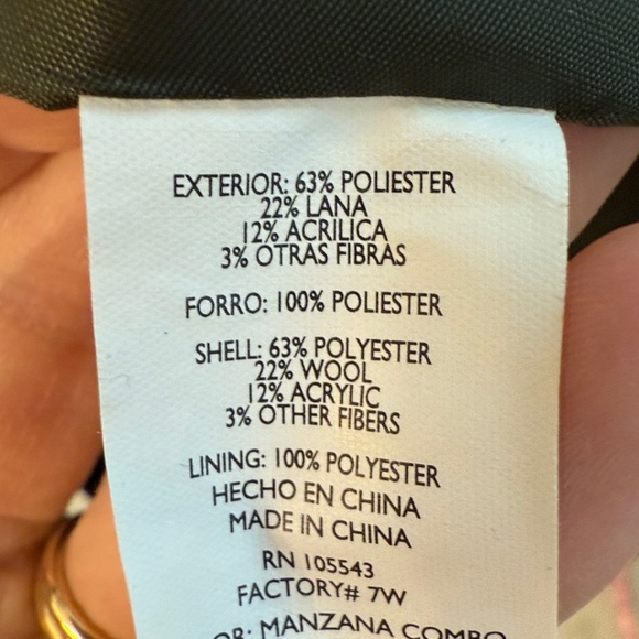 Daisy Fuentes Tweed Green Blazer - Picture 2 of 3